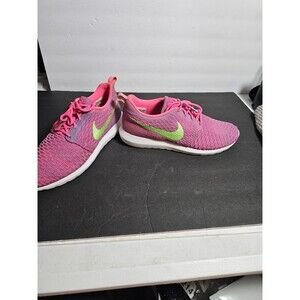 Nike Roshe NM Flyknit Pink Flash (677243-601) Running Shoes Men Size 10